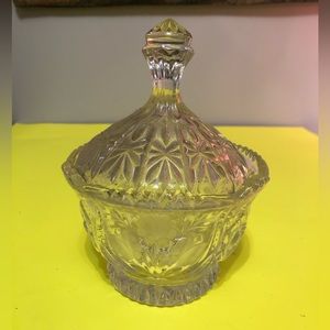 Anna Hutte Bleikristall Lead Crystal Candy Dish Sugar Bowl